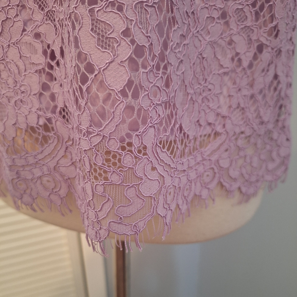 J. Crew lilac lace blouse top sz XS NWT *R - Picture 6 of 9
